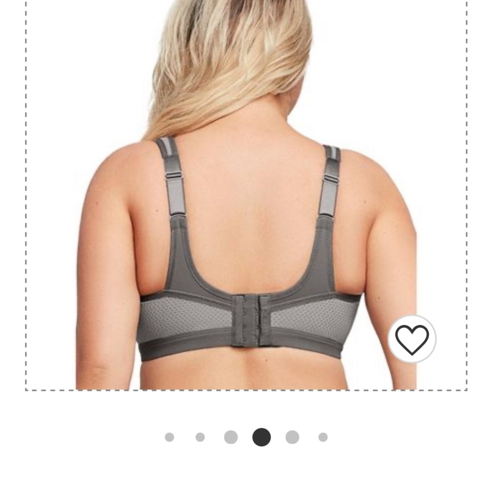New Glamorise Women's High Impact Seamless Underwire Sports Bra - 9066 Size 46F - Picture 2 of 9